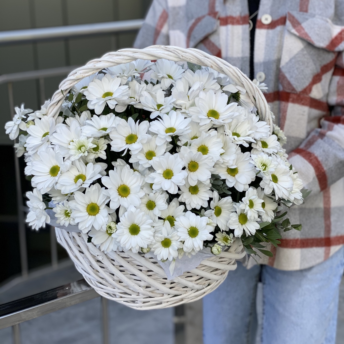 Композиция из хризантем