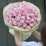 Букет из 51 пиона в Минске