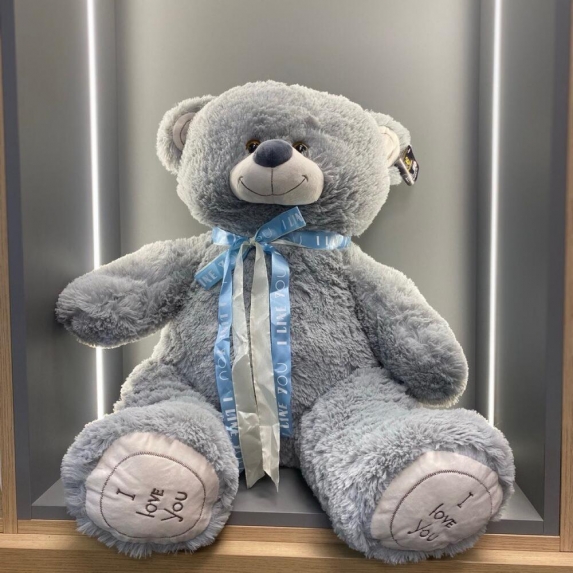 Игрушка Мишка Mакси Серый