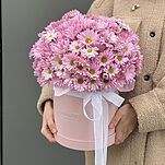 Коробка Энна из розовых хризантем