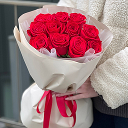 Букет Простая романтика из 11 красных роз