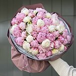 Букет Утреннее солнце из 51 пиона