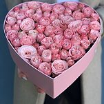 Коробочка из кустовой розы Лолита