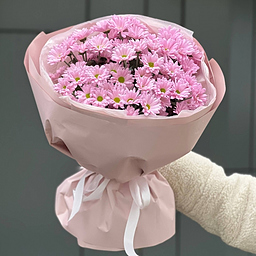 Букет Свежее решение из 7 веточек хризантемы