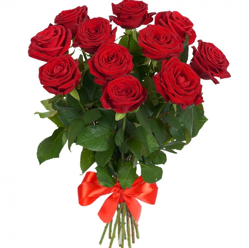 Букет из 11 красных роз (Red Naomi)