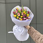 Букет Карандаши из 25 тюльпанов микс