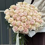 Букет из 51 розовой розы