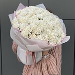 Букет Брют из 55 сортовых гвоздик