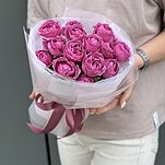 Букет Крошка из кустовой пионовидной розы сорта Мисти Баблс