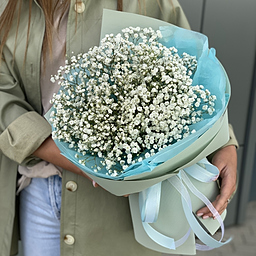 Букет Воздушное облачко из 7 веток гипсофилы