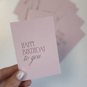 Открытка HAPPY Birthday TO YOU
