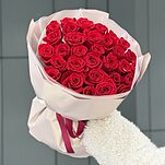 Букет Простая романтика из 31 красной розы