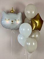 Сет шаров № 107 -Котенок принцесса