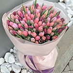 Букет Любовное письмо из 101 микса тюльпанов