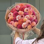 Букет из 35 георгин микс