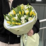 Букет Магия Весны Микс из 35 тюльпанов