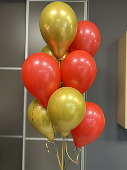 Сет шаров - Золотой пламень