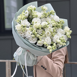 Букет Алиса из 15 веток эустомы целебрик