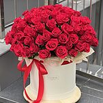 Коробка Фридом из 101 красной розы