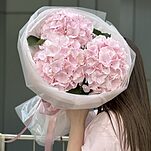 Букет Джуси из 3 розовых гортензий