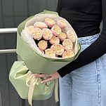 Букет Роял Блаш из 5 веток кустовой пионовидной розы