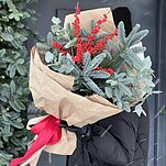 Банч Зимний из нобилиса, илекса и эвкалипта