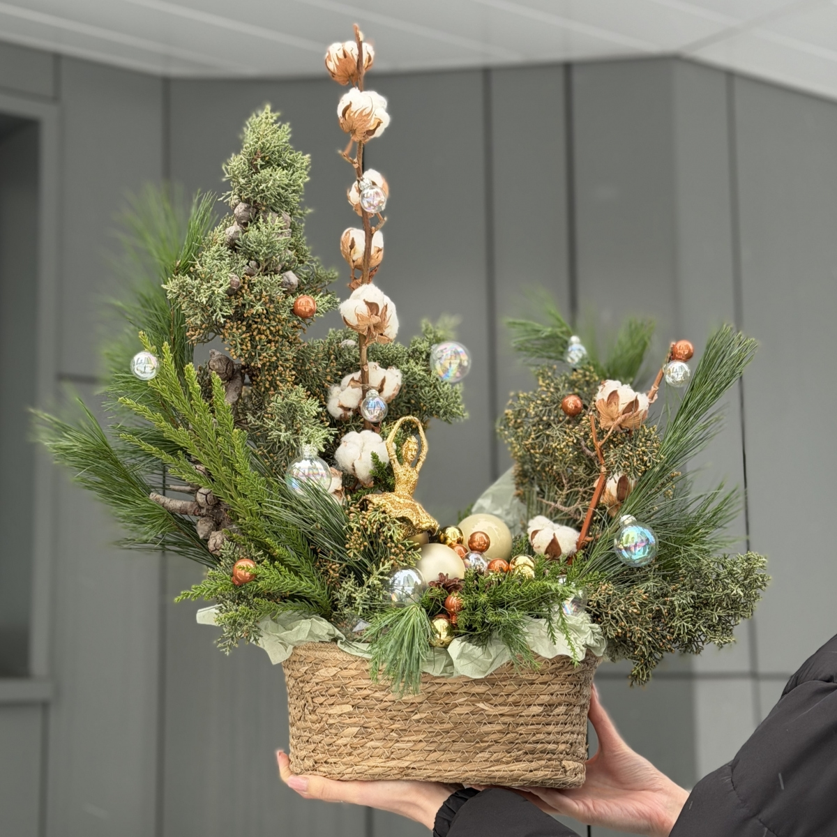 Композиция Рождественский лес