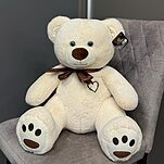 Игрушка Мишка Белый с бантиком