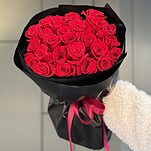Букет Страстный из 25 красных роз