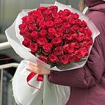Букет Родос из 51 красной розы