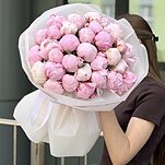 Букет Розовое лето из 31 пиона