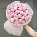 Букет Розовое лето из 31 пиона