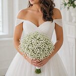 Букет невесты из гипсофилы