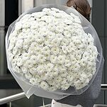 Букет Алтай из 45 веток хризантемы