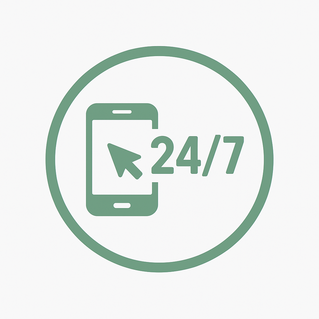 Онлайн-заказ 24/7